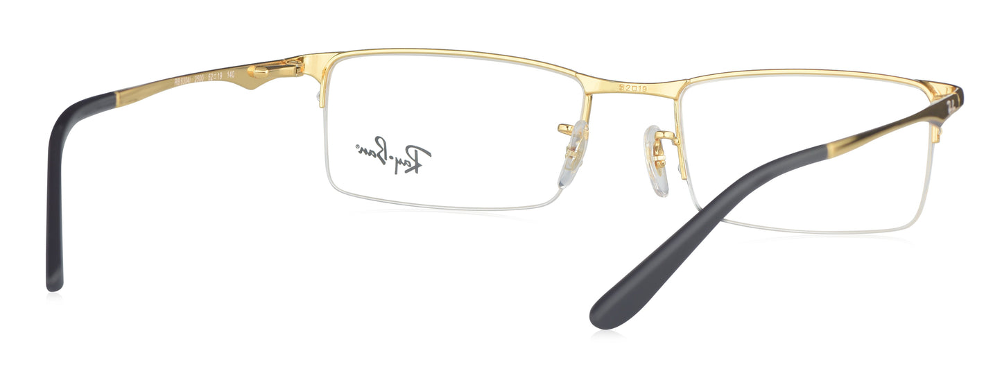 Ray-Ban RB 6304I 2500 medium Gold/Black Unisex Premium Eyeglasses