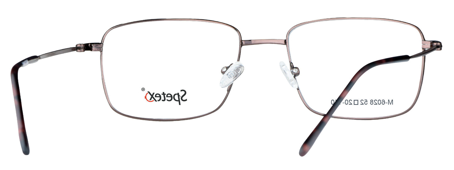 Spetex M-6028 Medium Brown Unisex Eyeglasses