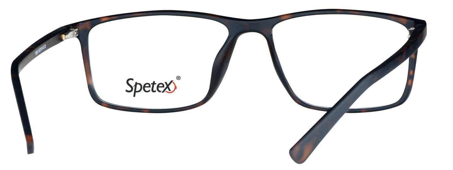 TM 591 C8 Medium Tortoise Brown Unisex Eyeglasses