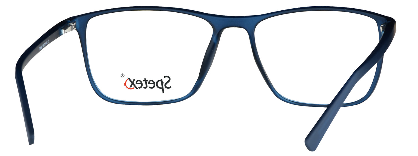 TM 592 C7 Medium Blue Unisex Eyeglasses