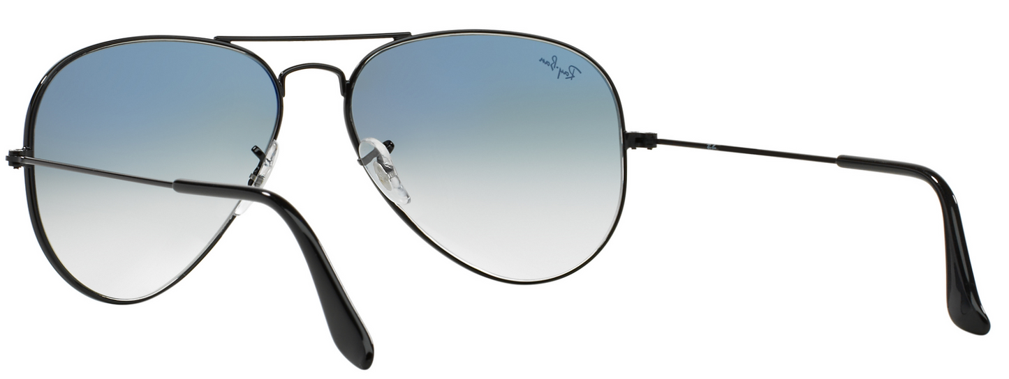 Ray-Ban 0RB3025I 002/3F 58 blue gradient aviator sunglasses
