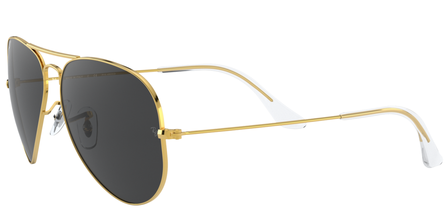 Ray-Ban 0RB 3025 919648 55 Black Aviator Sunglasses