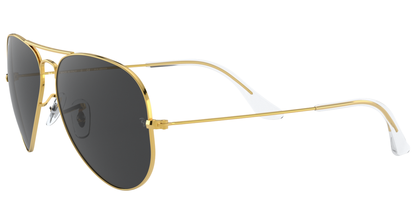 Ray-Ban 0RB 3025 919648 55 Black Aviator Sunglasses