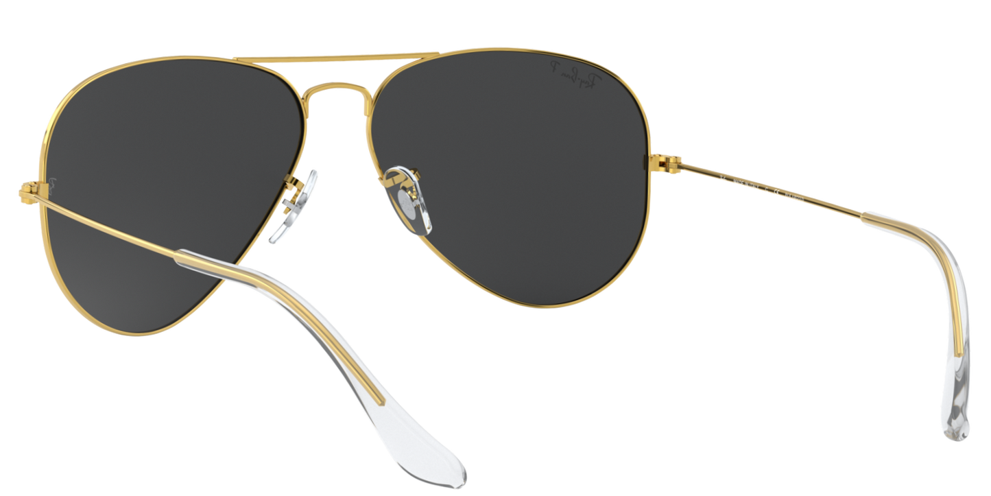 Ray-Ban 0RB 3025 919648 55 Black Aviator Sunglasses