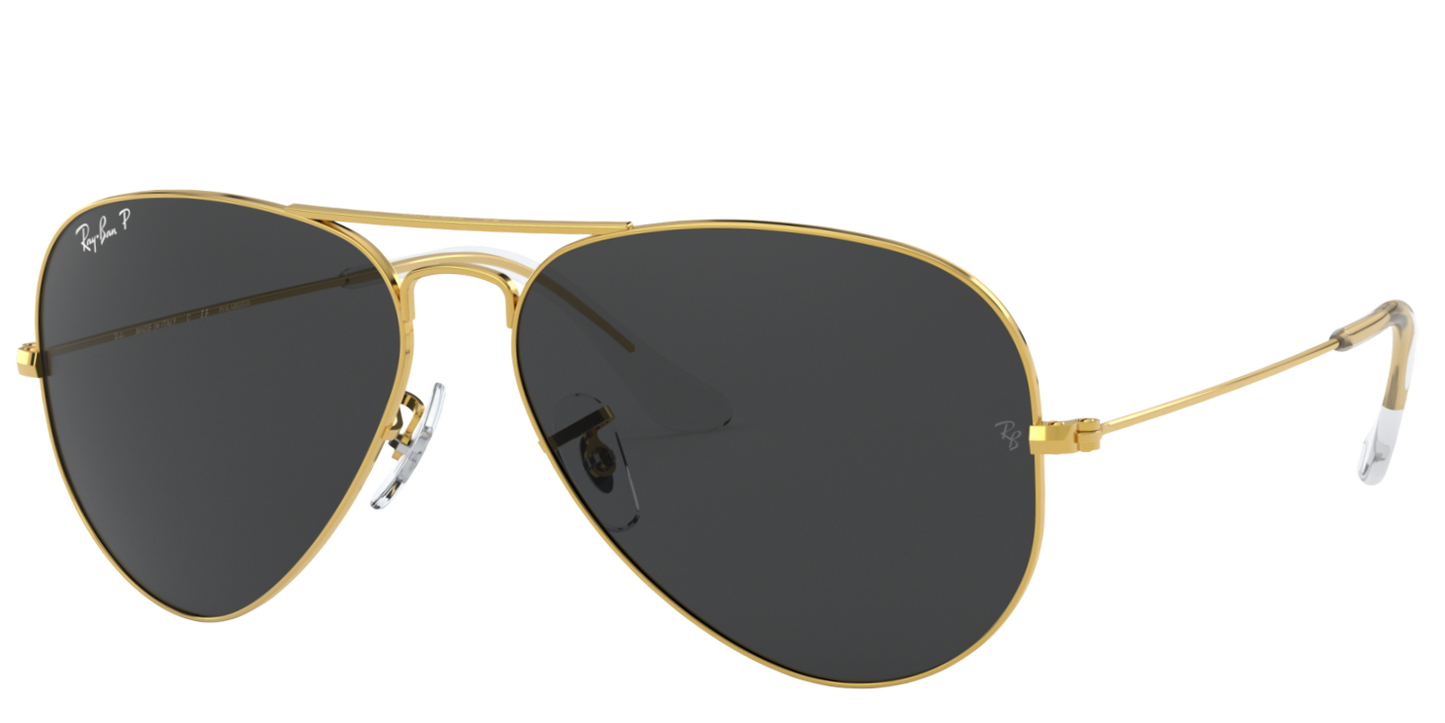 Ray-Ban 0RB 3025 919648 55 Black Aviator Sunglasses