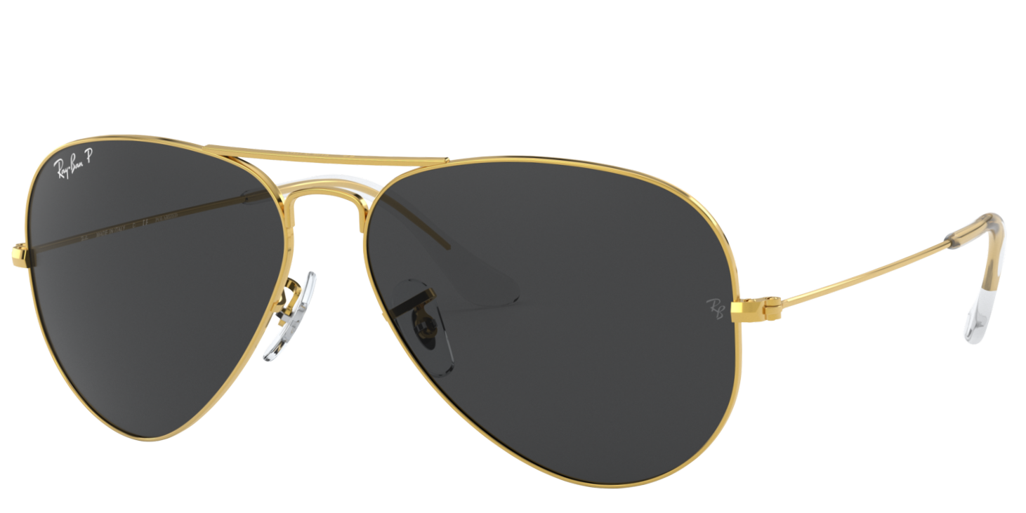 Ray-Ban 0RB 3025 919648 55 Black Aviator Sunglasses