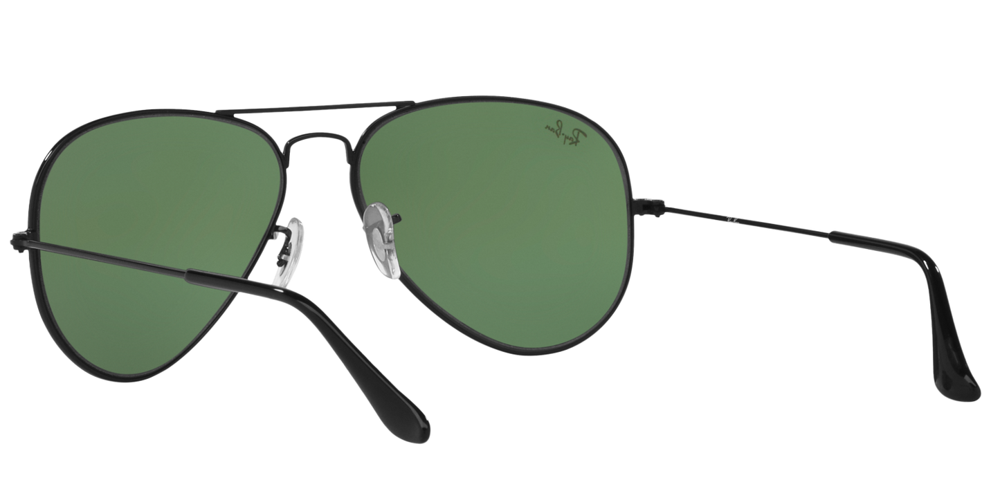 Ray-Ban ORB3025I L2823 58 Green Aviator Sunglasses