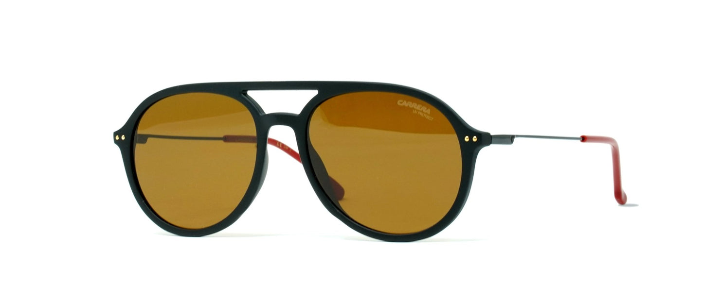 CARRERA 2005T/S 003 Medium Matte Black Unisex Sunglasses - Spetex.com
