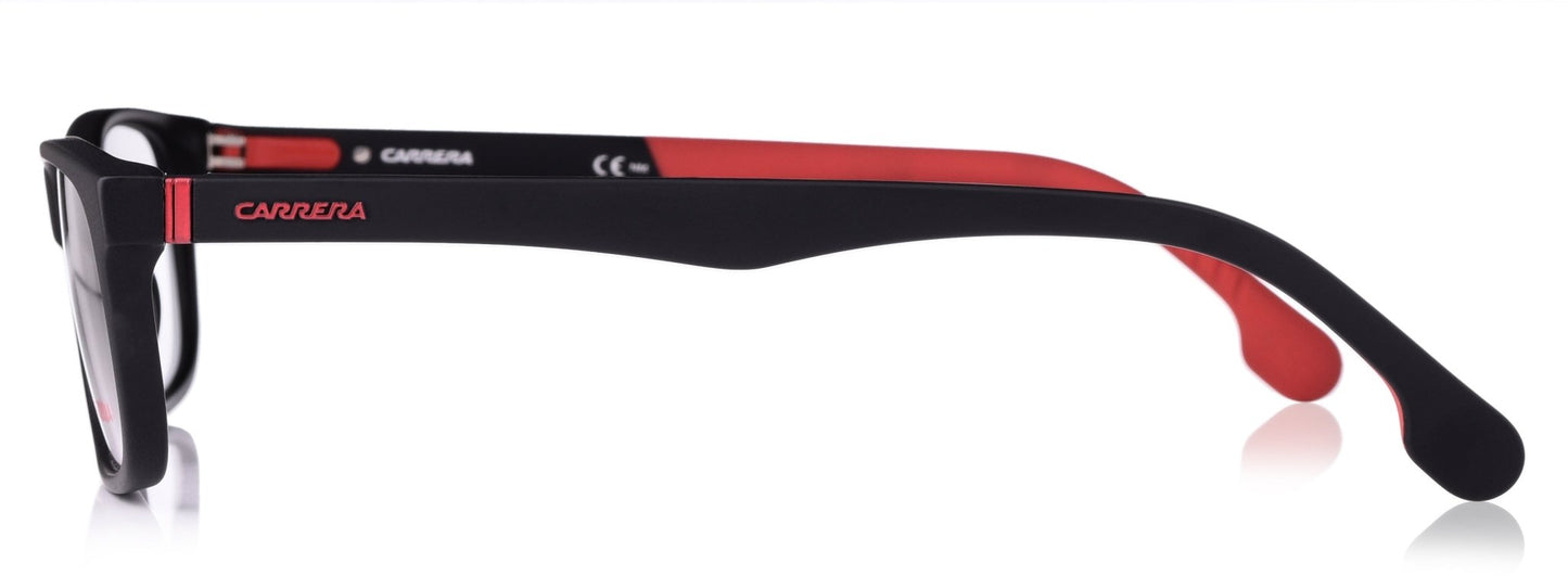 Carrera 8826 V 003 Medium Matte Black/Red Unisex Premium Eyeglasses - Spetex.com