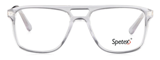 Spetex S1010 C5 Medium Transparent Blue light-cut computer glasses.