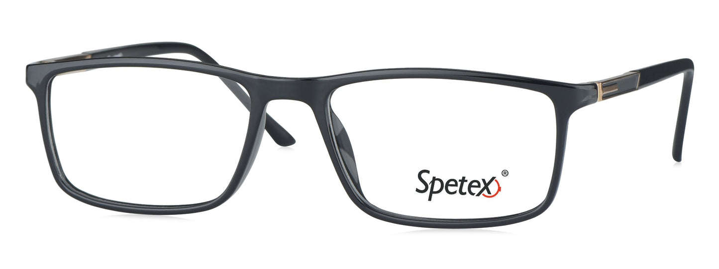 Spetex 3006 C1 Small Black Unisex Eyeglasses