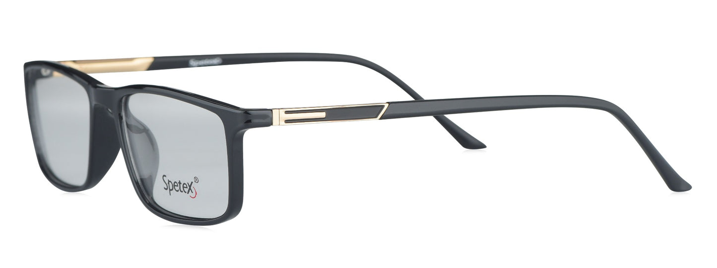 Spetex 3006 C1 Small Black Unisex Eyeglasses