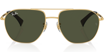 Ray-Ban 0RB3723I 001/31 - Arista gold sunglasses