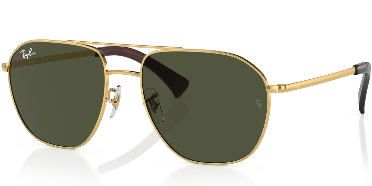 Ray-Ban 0RB3723I 001/31 - Arista gold sunglasses