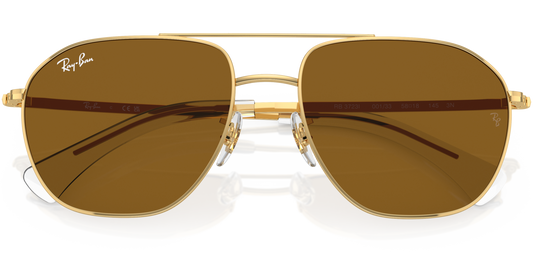 Ray-Ban 0RB3723I 001/33 - Arista gold sunglasses