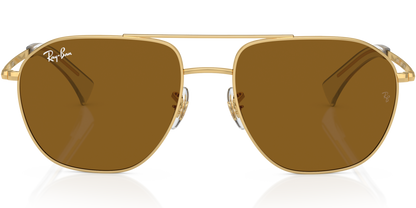 Ray-Ban 0RB3723I 001/33 - Arista gold sunglasses