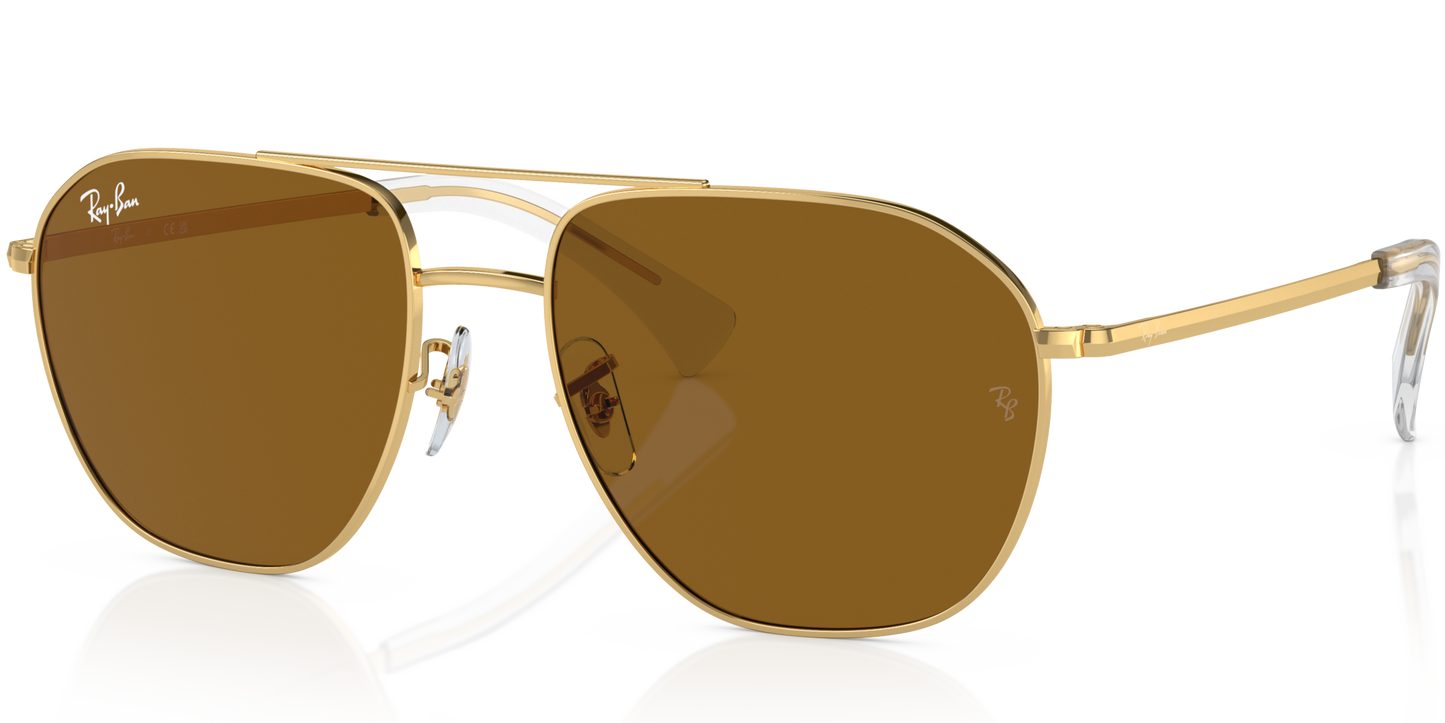 Ray-Ban 0RB3723I 001/33 - Arista gold sunglasses