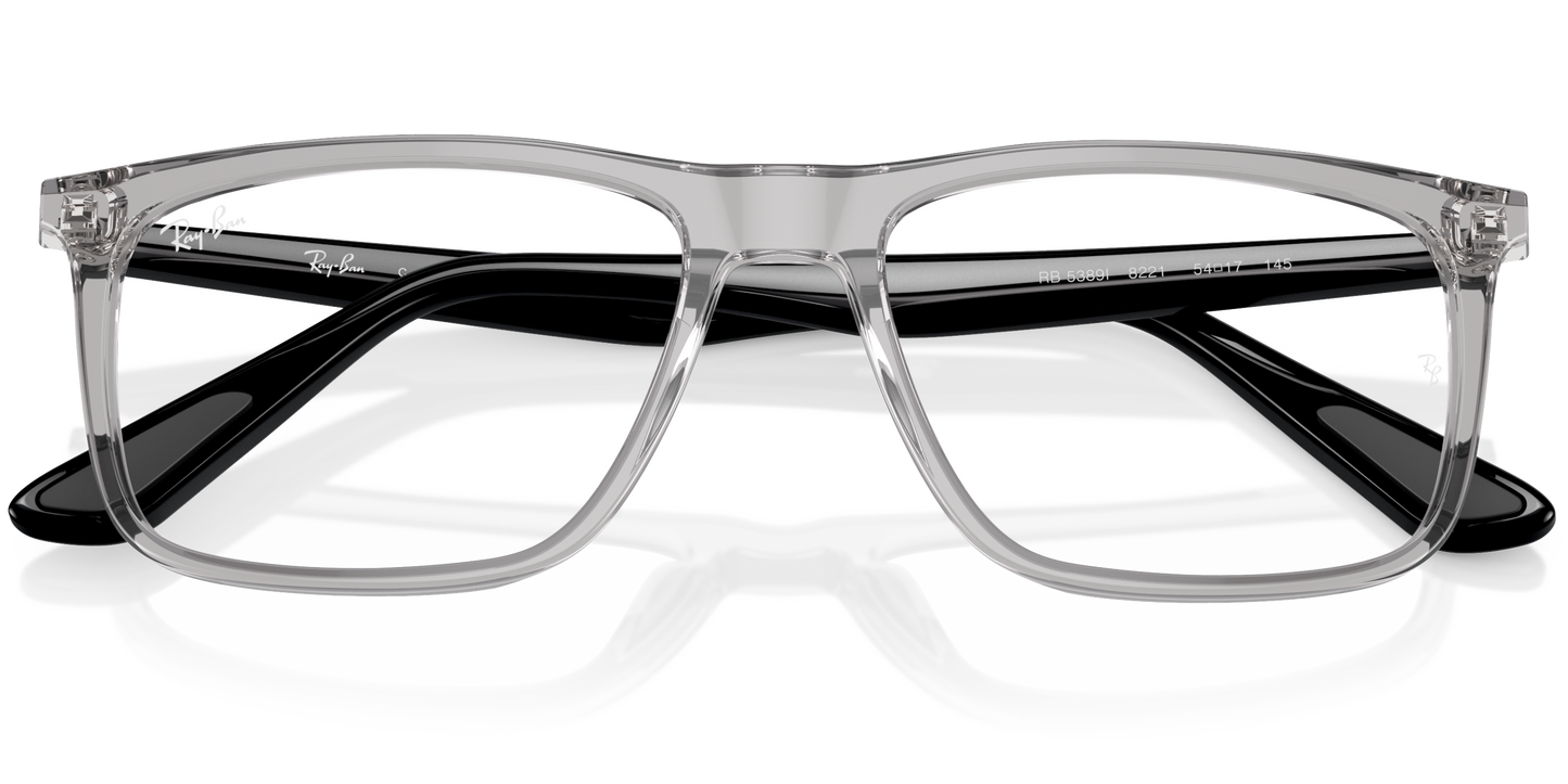 RAY-BAN 0RX5389I 8221 - Transparent grey Eyeglasses