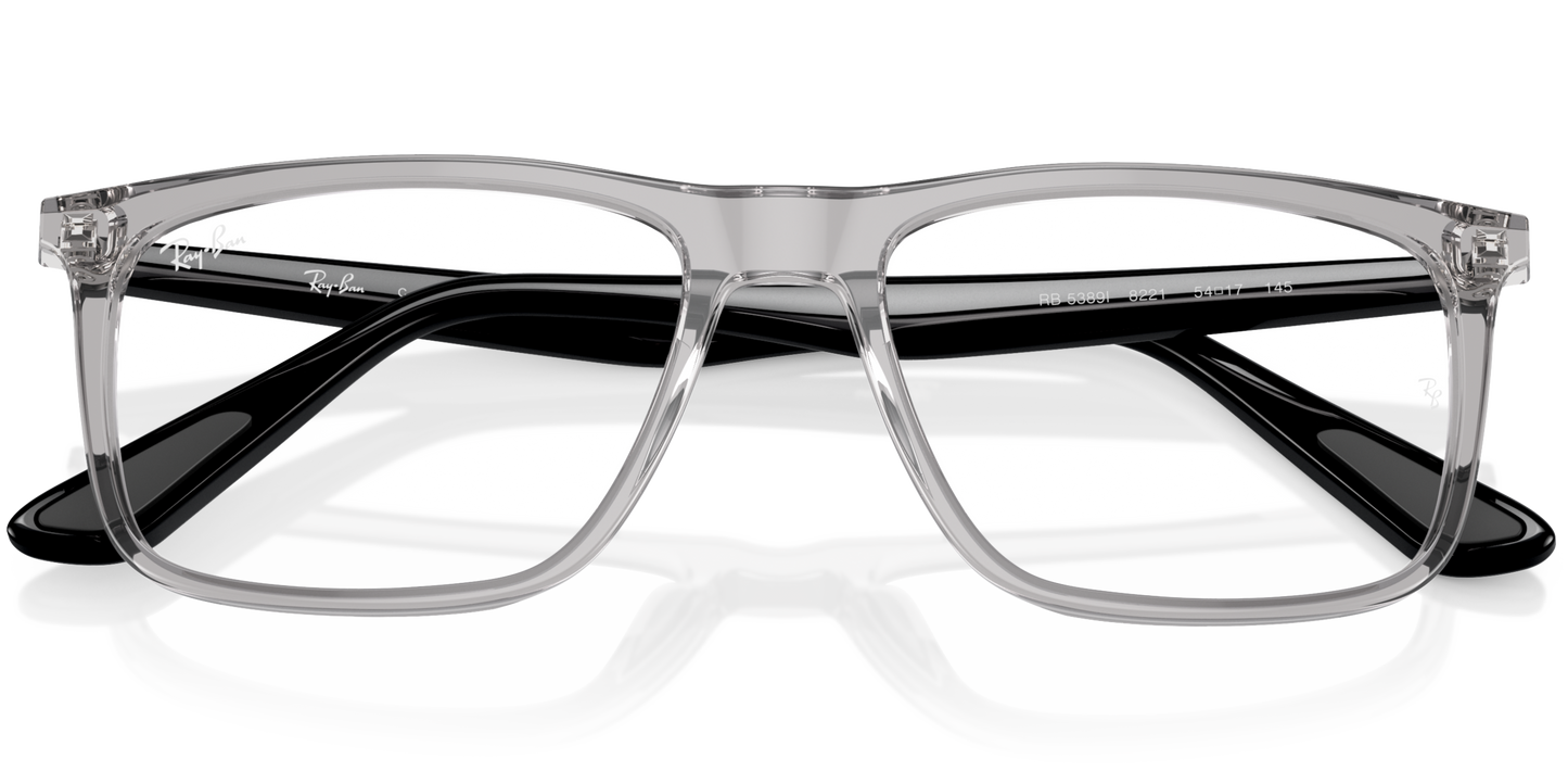 RAY-BAN 0RX5389I 8221 - Transparent grey Eyeglasses