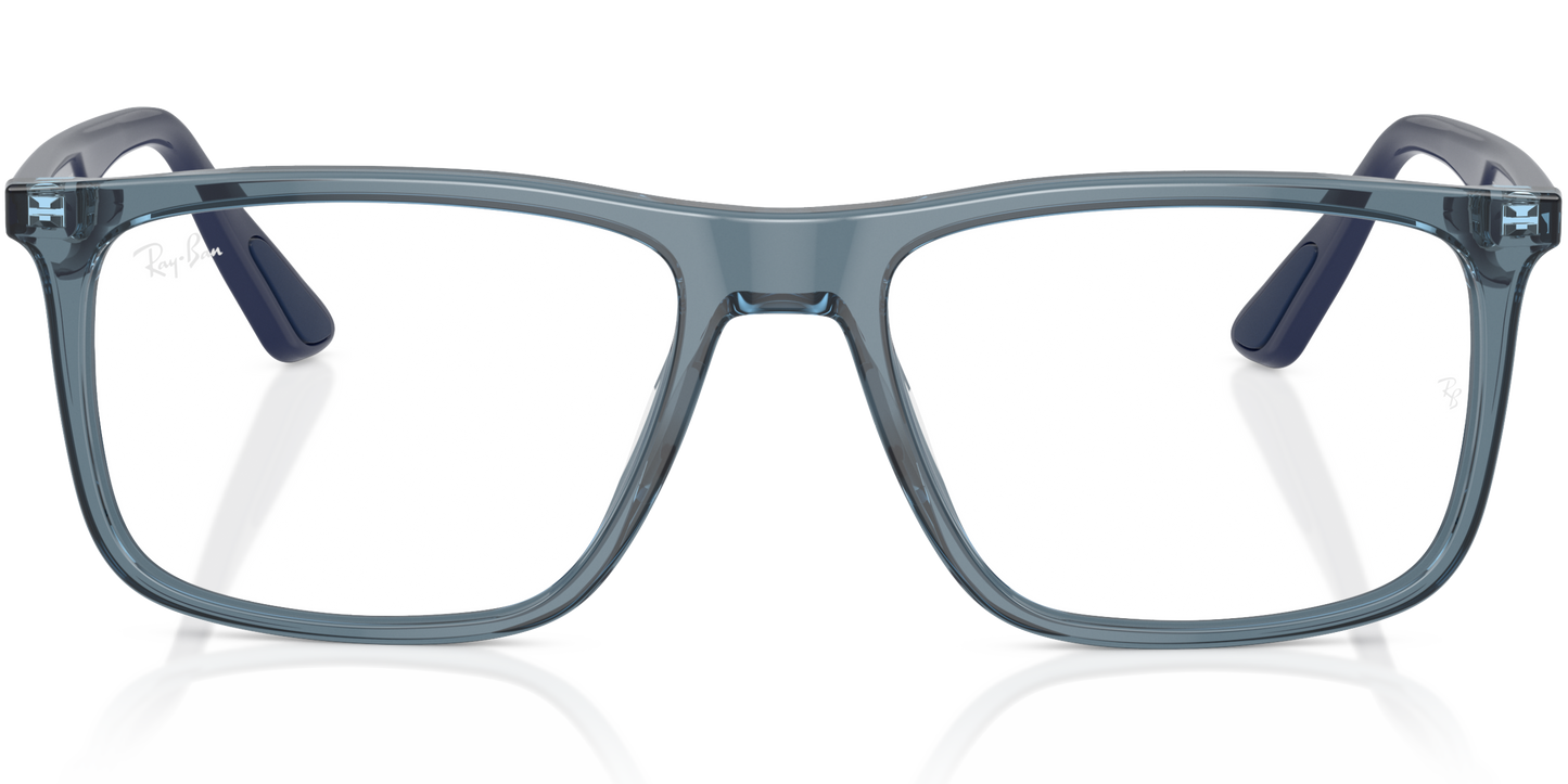 RAY-BAN 0RX5389I 8371 - Transparent light blue Eyeglasses