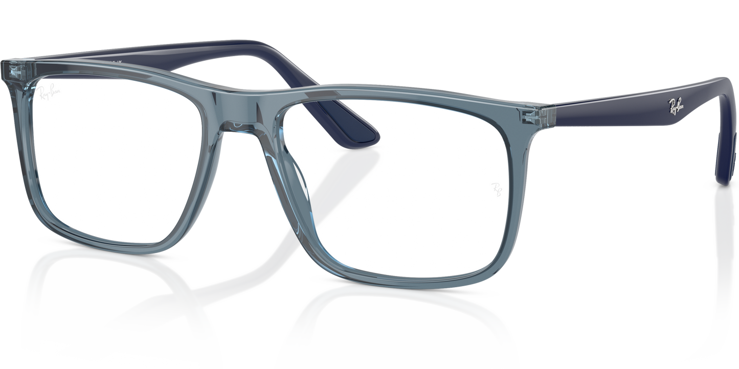 RAY-BAN 0RX5389I 8371 - Transparent light blue Eyeglasses