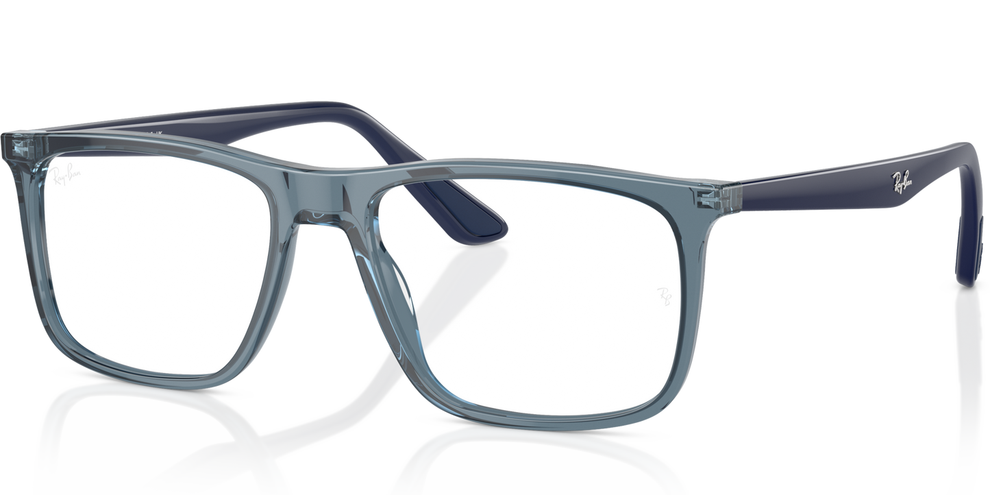 RAY-BAN 0RX5389I 8371 - Transparent light blue Eyeglasses