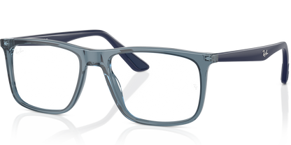 RAY-BAN 0RX5389I 8371 - Transparent light blue Eyeglasses