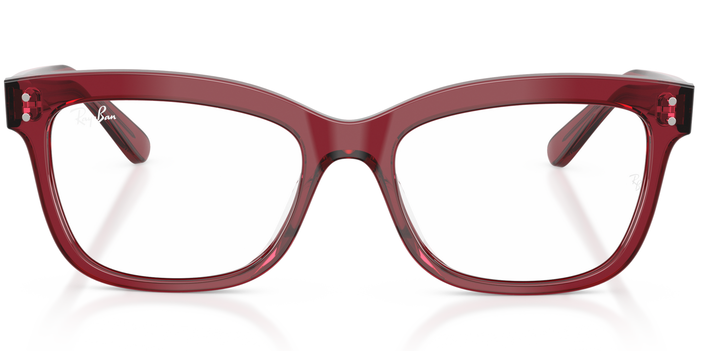 RAY-BAN 0RX5444I 5125 - Transparent burgundy Eyeglasses