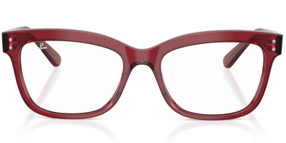 RAY-BAN 0RX5444I 5125 - Transparent burgundy Eyeglasses