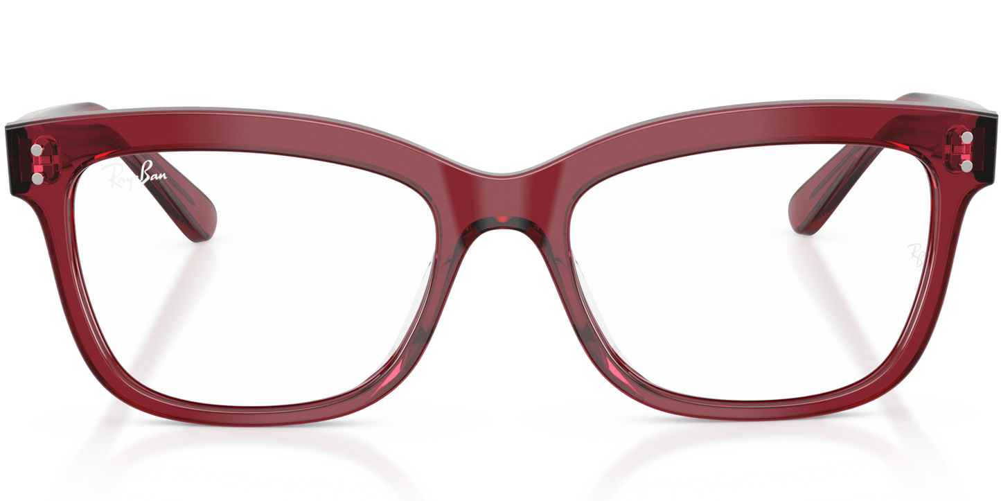 RAY-BAN 0RX5444I 5125 - Transparent burgundy Eyeglasses