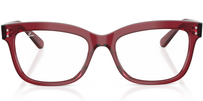 RAY-BAN 0RX5444I 5125 - Transparent burgundy Eyeglasses