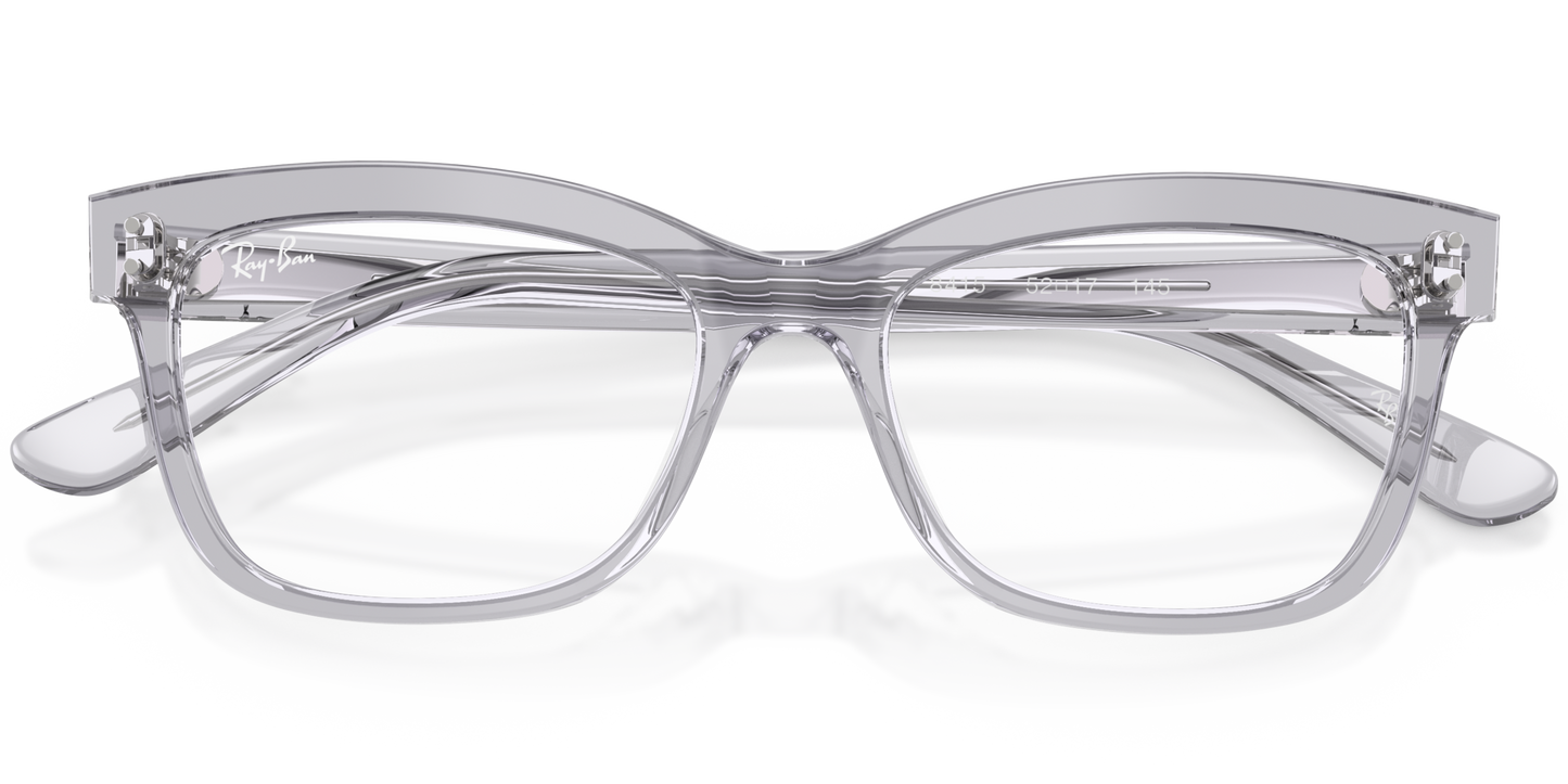 RAY-BAN 0RX5444I 8415 - Transparent light grey Eyeglasses