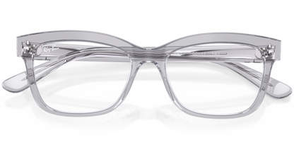 RAY-BAN 0RX5444I 8415 - Transparent light grey Eyeglasses