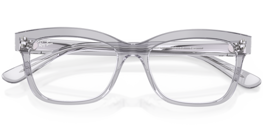 RAY-BAN 0RX5444I 8415 - Transparent light grey Eyeglasses