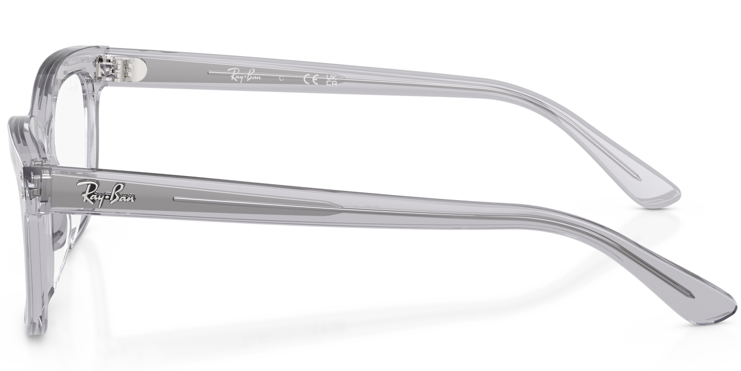 RAY-BAN 0RX5444I 8415 - Transparent light grey Eyeglasses
