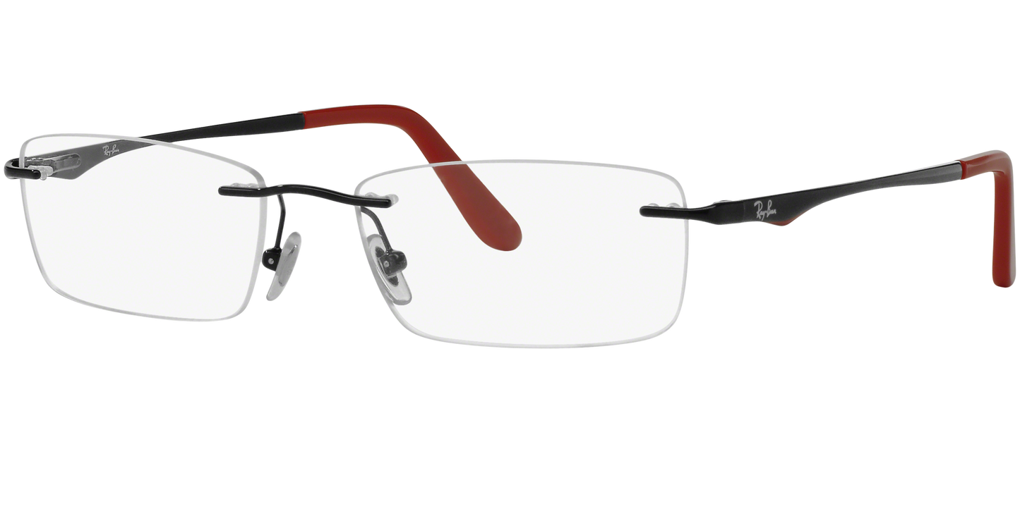RAY-BAN 0RX6303I 2509 - Black Eyeglasses