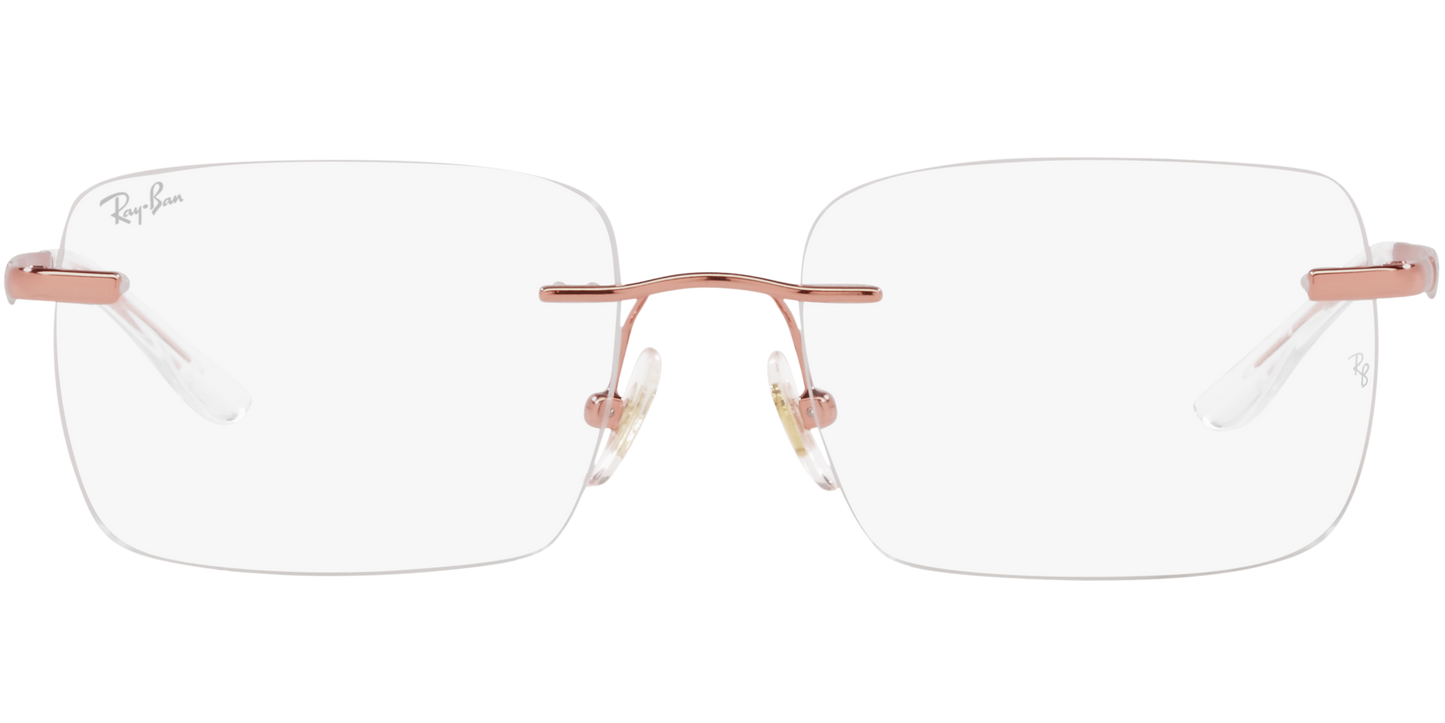 RAY-BAN 0RX6483I 3094 - Rose gold Eyeglasses