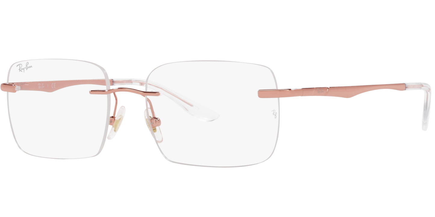 RAY-BAN 0RX6483I 3094 - Rose gold Eyeglasses