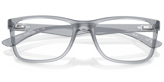 RAY-BAN 0RX7027I 6749 - Transparent grey Eyeglasses