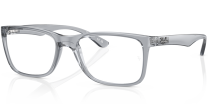 RAY-BAN 0RX7027I 6749 - Transparent grey Eyeglasses
