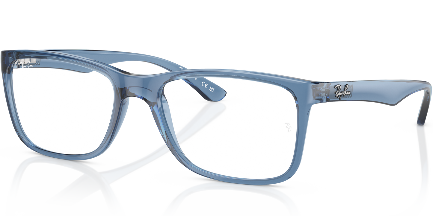 RAY-BAN 0RX7027I 6750 - Transparent blue Eyeglasses