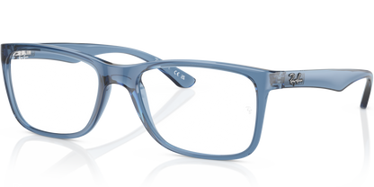 RAY-BAN 0RX7027I 6750 - Transparent blue Eyeglasses