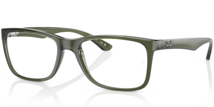 RAY-BAN 0RX7027I 6751 - Transparent olive green Eyeglasses