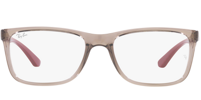 RAY-BAN 0RX7027I 8083 - Transparent grey Eyeglasses