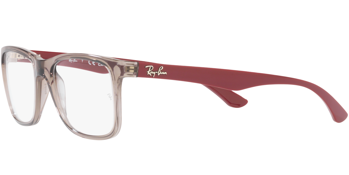 RAY-BAN 0RX7027I 8083 - Transparent grey Eyeglasses