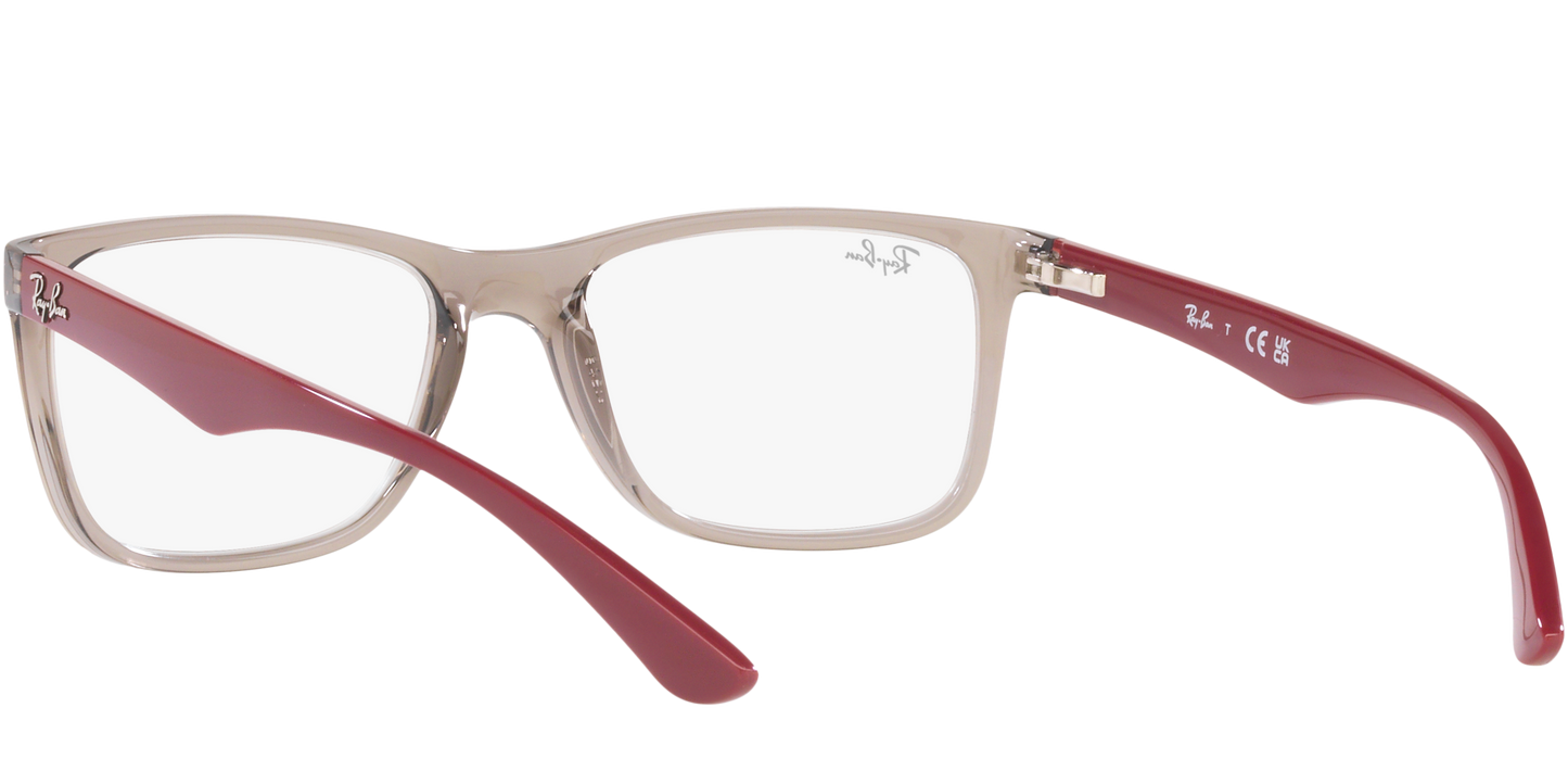 RAY-BAN 0RX7027I 8083 - Transparent grey Eyeglasses