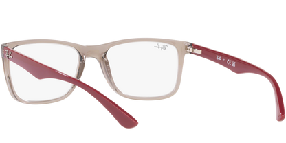 RAY-BAN 0RX7027I 8083 - Transparent grey Eyeglasses