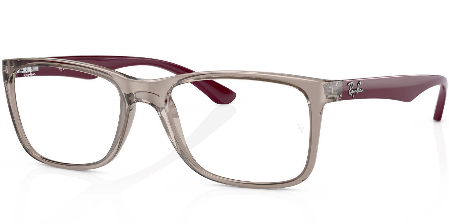 RAY-BAN 0RX7027I 8083 - Transparent grey Eyeglasses