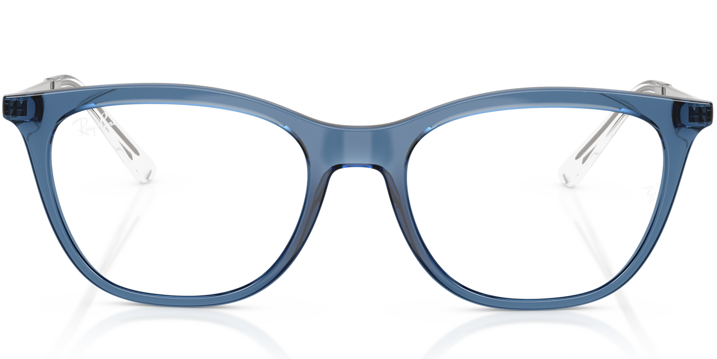 RAY-BAN 0RX7237I 6750 - Transparent blue Eyeglasses