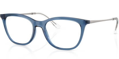 RAY-BAN 0RX7237I 6750 - Transparent blue Eyeglasses